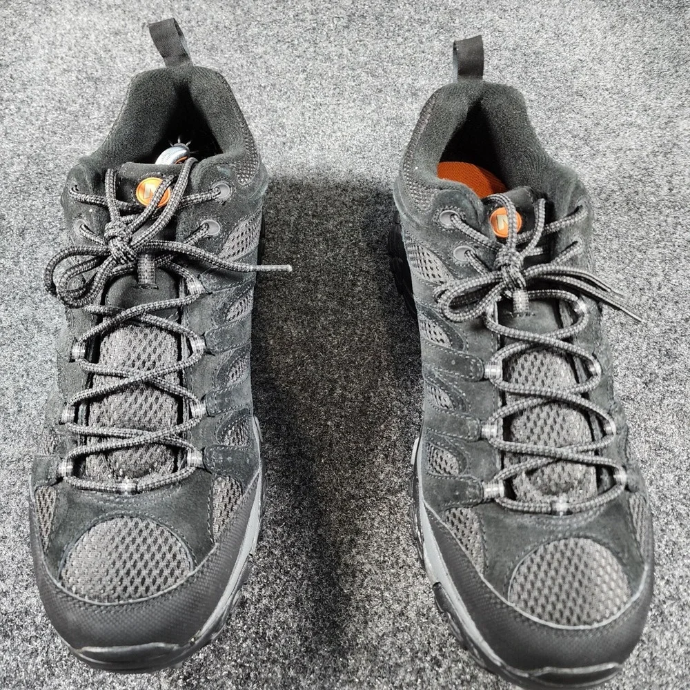 Merrell Moab 2 Ventilator‎ Hiking Shoes Mens 14 Black Night Suede Mesh J39181